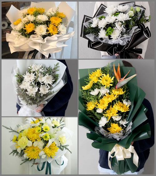 山东青岛莱西市梅花山街道风台埠村白事花束代送